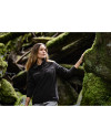 Cutter & Buck Woodland Recycled Fleece Womens Snap Pullover BL_LFS_HG 1 Thumbnail Image