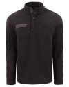 View image 6: Cutter & Buck Woodland Recycled Fleece Mens Snap Pullover Black Mannequin