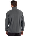 View image 15: Cutter & Buck Woodland Recycled Fleece Mens Snap Pullover Elemental Grey Back