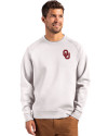 Oklahoma Sooners  Cutter & Buck Roam Epic Versatility Recycled Crew Neck Mens Pullover Solitare Front Thumbnail Image