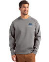 Florida Gators Alumni Cutter & Buck Roam Epic Versatility Recycled Crew Neck Mens Pullover Elemental Grey Front Thumbnail Image