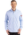 Patriotic Cutter & Buck Skyline Epic Confidence Recycled Gingham Mens Long Sleeve Dress Shirt  ALSWH_MANN_HG 1 Thumbnail Image