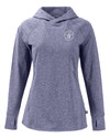 2025 U.S. Senior Open Cutter & Buck Adapt Knit Recycled Womens Heathered Hooded Pullover NVH_MANN_HG 1 Thumbnail Image