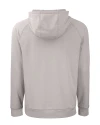 Penn State Nittany Lions Alumni Cutter & Buck Adapt Knit Recycled Mens Heathered Hooded Pullover Polished Heather Mannequin Back Thumbnail Image