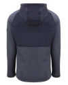 Auburn Tigers Alumni Cutter & Buck Peshastin Fleece Recycled Mens Hybrid Jacket Navy Blue Heather Mannequin Back Thumbnail Image