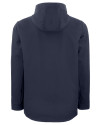 Auburn Tigers Alumni Cutter & Buck Camano Everyday Stretch Recycled Mens Water Resistant Jacket Navy Blue Mannequin Back Thumbnail Image