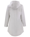 Louisville Cardinals Alumni Cutter & Buck Camano Everyday Stretch Recycled Womens Water Resistant Jacket Polished Medium Gray Mannequin Back Thumbnail Image