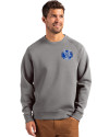 Air Force Falcons College Vault Cutter & Buck Roam Epic Versatility Recycled Crew Neck Mens Pullover Elemental Grey Front Thumbnail Image