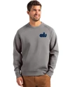 Old Dominion Monarchs College Vault Cutter & Buck Roam Epic Versatility Recycled Crew Neck Mens Pullover Elemental Grey Front Thumbnail Image