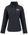 Mercedes-Benz Stadium Cutter & Buck Hunts Point Eco Textured Fleece Recycled Womens Snap Pullover BL_MANN_HG 1 Thumbnail Image