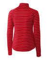New York Giants Cutter & Buck Womens Long Sleeve Evie Half Zip Red Mannequin Back Thumbnail Image