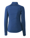 New York Giants Cutter & Buck Womens Long Sleeve Evie Half Zip Tour Blue Mannequin Back Thumbnail Image