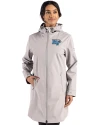 View image 4: Middle Tennessee Blue Raiders Cutter & Buck Camano Recycled Everyday Stretch Water Resistant Womens Full Zip Jacket Polished Medium Gray Front