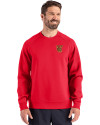 Tuskegee Golden Tigers Cutter & Buck Roam Epic Versatility Recycled Crew Neck Mens Pullover Red Front Thumbnail Image