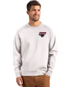 Clark Atlanta Panthers Cutter & Buck Roam Epic Versatility Recycled Crew Neck Mens Pullover Solitare Front Thumbnail Image