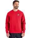 Rutgers Scarlet Knights Cutter & Buck Roam Epic Versatility Recycled Crew Neck Mens Pullover Red Front Thumbnail Image