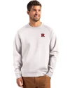 Rutgers Scarlet Knights Cutter & Buck Roam Epic Versatility Recycled Crew Neck Mens Pullover Solitare Front Thumbnail Image