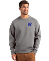Memphis Tigers Cutter & Buck Roam Epic Versatility Recycled Crew Neck Mens Pullover Elemental Grey Front Thumbnail Image