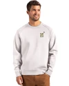 Navy Midshipmen Cutter & Buck Roam Epic Versatility Recycled Crew Neck Mens Pullover Solitare Front Thumbnail Image