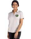 Portland Timbers Cutter & Buck Coastline Epic Comfort Recycled Womens Dolman Polo CONCRETE Front Thumbnail Image