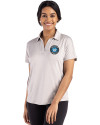 Charlotte FC Cutter & Buck Coastline Epic Comfort Recycled Womens Dolman Polo CONCRETE Front Thumbnail Image
