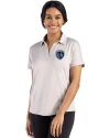 Sporting Kansas City Cutter & Buck Coastline Epic Comfort Recycled Womens Dolman Polo CONCRETE Front Thumbnail Image