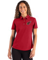 Arizona Cardinals Cutter & Buck Advantage Refresh Epic Confidence Recycled Womens Tri-Blend Pique Polo Cardinal Red Front Thumbnail Image