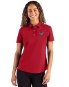 Carolina Panthers Americana Cutter & Buck Advantage Refresh Epic Confidence Recycled Womens Tri-Blend Pique Polo Cardinal Red Front Thumbnail Image