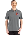 Denver Broncos Historic Cutter & Buck Advantage Refresh Epic Confidence Recycled Mens Big & Tall Tri-Blend Pique Polo Elemental Grey Front Thumbnail Image