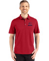 Chicago Bears Americana Cutter & Buck Advantage Refresh Epic Confidence Recycled Mens Big & Tall Tri-Blend Pique Polo Cardinal Red Front Thumbnail Image