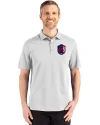 St. Louis City SC Cutter & Buck Advantage Refresh Epic Confidence Recycled Mens Big & Tall Tri-Blend Pique Polo CONCRETE Front Thumbnail Image