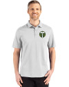 Portland Timbers Cutter & Buck Advantage Refresh Epic Confidence Recycled Mens Big & Tall Tri-Blend Pique Polo CONCRETE Front Thumbnail Image