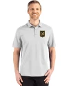 LAFC Cutter & Buck Advantage Refresh Epic Confidence Recycled Mens Big & Tall Tri-Blend Pique Polo CONCRETE Front Thumbnail Image