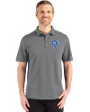 Los Angeles Rams Historic Cutter & Buck Advantage Refresh Epic Confidence Recycled Mens Big & Tall Tri-Blend Pique Polo Elemental Grey Front Thumbnail Image