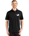 Arizona Cardinals Historic Cutter & Buck Advantage Refresh Epic Confidence Recycled Mens Big & Tall Tri-Blend Pique Polo Black Front Thumbnail Image