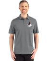 Arizona Cardinals Historic Cutter & Buck Advantage Refresh Epic Confidence Recycled Mens Big & Tall Tri-Blend Pique Polo Elemental Grey Front Thumbnail Image