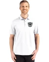 View image 10: Las Vegas Raiders Historic Cutter & Buck Advantage Refresh Recycled Cotton-Blend Pique Mens Big & Tall Polo White Front
