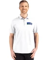 Seattle Seahawks Historic Cutter & Buck Advantage Refresh Epic Confidence Recycled Mens Big & Tall Tri-Blend Pique Polo White Front Thumbnail Image