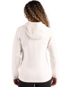 Detroit Lions Historic Cutter & Buck Roam Epic Versatility Recycled Womens Full Zip Hooded Jacket Shell Back Thumbnail Image
