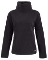 Cutter & Buck Woodland Recycled Fleece Womens Funnel Neck Pullover Black Mannequin Thumbnail Image