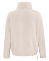 Cutter & Buck Woodland Recycled Fleece Womens Funnel Neck Pullover Wheat Mannequin Back Thumbnail Image