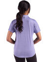Milwaukee Brewers Mono Cutter & Buck Coastline Epic Comfort Recycled Womens Dolman Polo Hyacinth Back Thumbnail Image