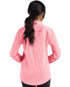 Athletics Stars And Stripes Cutter & Buck Skyline Epic Confidence Recycled Gingham Womens Long Sleeve Dress Shirt  Red/White Back Thumbnail Image
