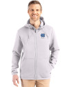 North Carolina Tar Heels Alumni Cutter & Buck Roam Epic Versatility Recycled Mens Full Zip Hooded Jacket Solitare Front Thumbnail Image
