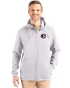 Florida State Seminoles College Vault Cutter & Buck Roam Epic Versatility Recycled Mens Full Zip Hooded Jacket Solitare Front Thumbnail Image