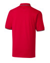 San Francisco 49ers Cutter & Buck Advantage Tipped Polo Red Mannequin Back Thumbnail Image
