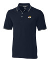 Los Angeles Rams Cutter & Buck Advantage Tipped Polo Liberty Navy Mannequin Thumbnail Image