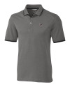 Atlanta Falcons Cutter & Buck Advantage Tipped Polo Elemental Grey Mannequin Thumbnail Image