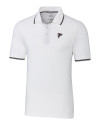 Atlanta Falcons Cutter & Buck Advantage Tipped Polo White Mannequin Thumbnail Image