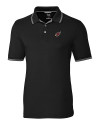 Arizona Cardinals Cutter & Buck Advantage Tipped Polo Black Mannequin Thumbnail Image
